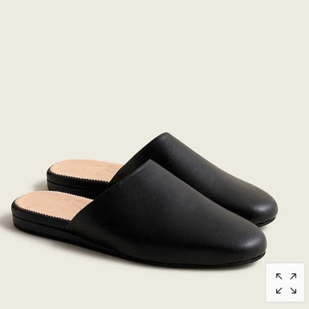 J. CREW Slip-on Mules in Leather NWT
